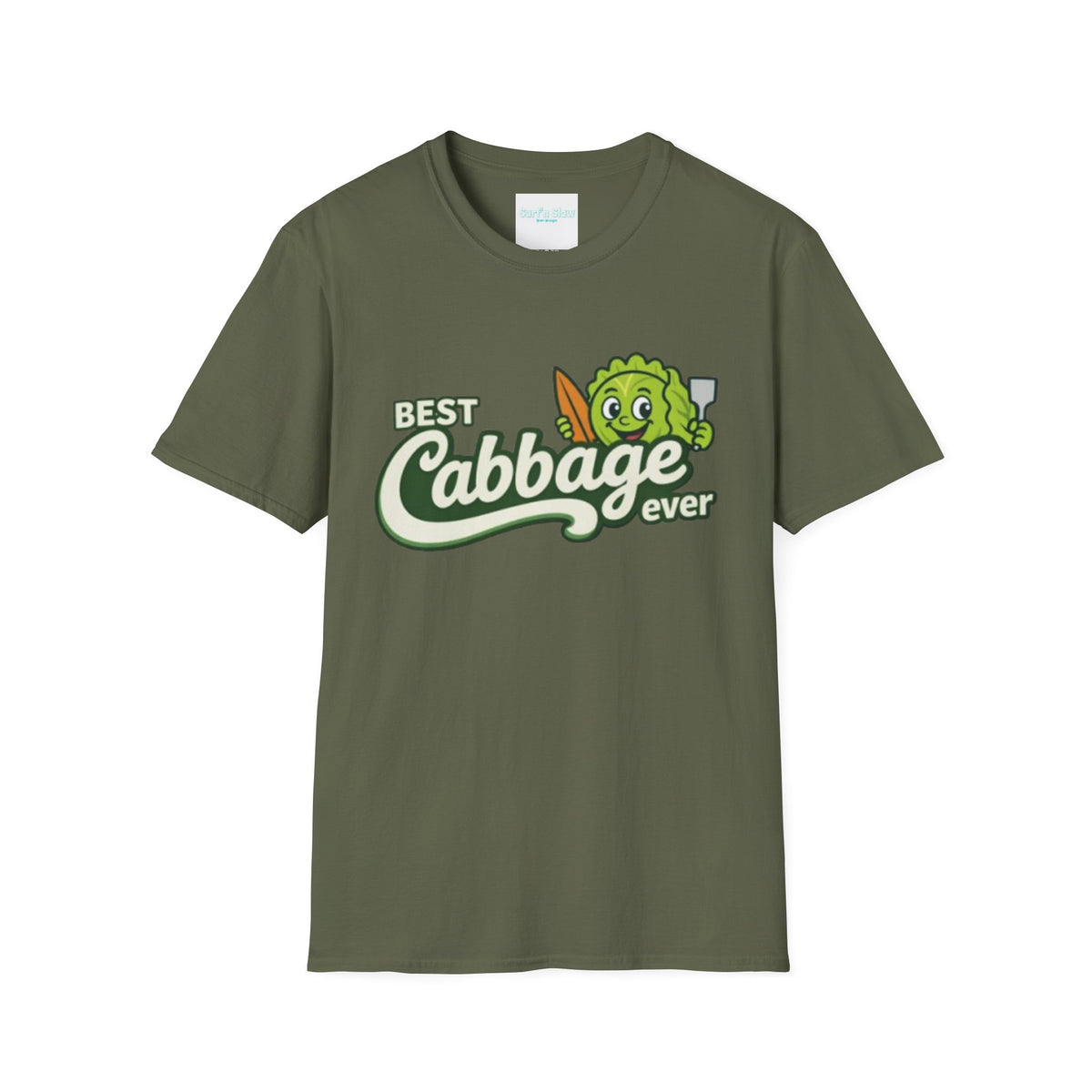 Best Cabbage Ever T-Shirt — Cute Cartoon Veggie Tee