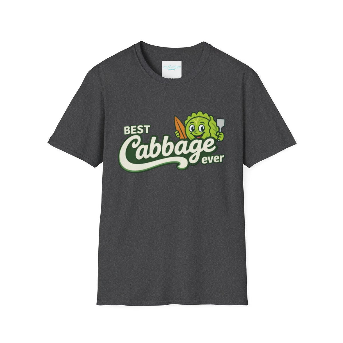 Best Cabbage Ever T-Shirt — Cute Cartoon Veggie Tee