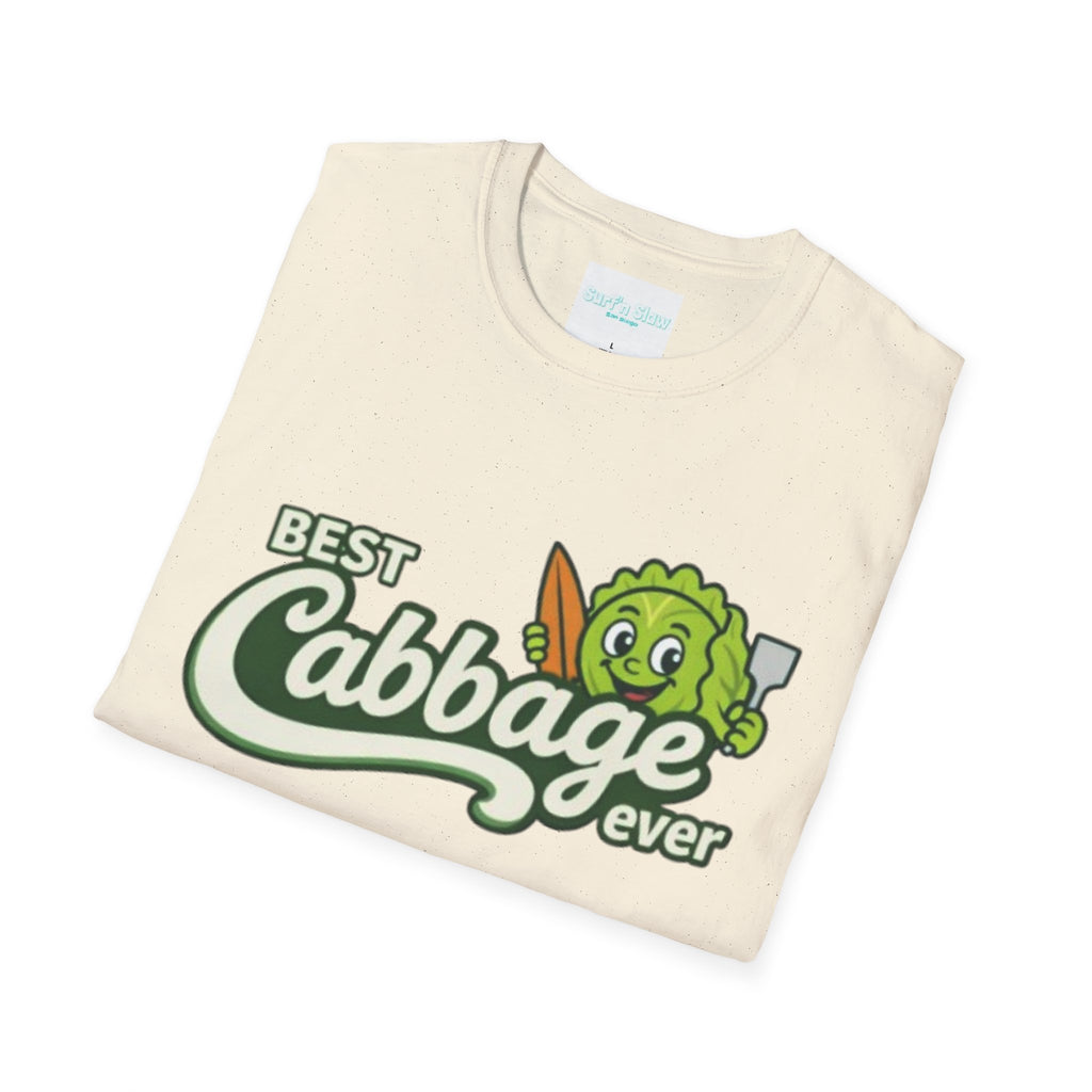 Best Cabbage Ever T-Shirt — Cute Cartoon Veggie Tee