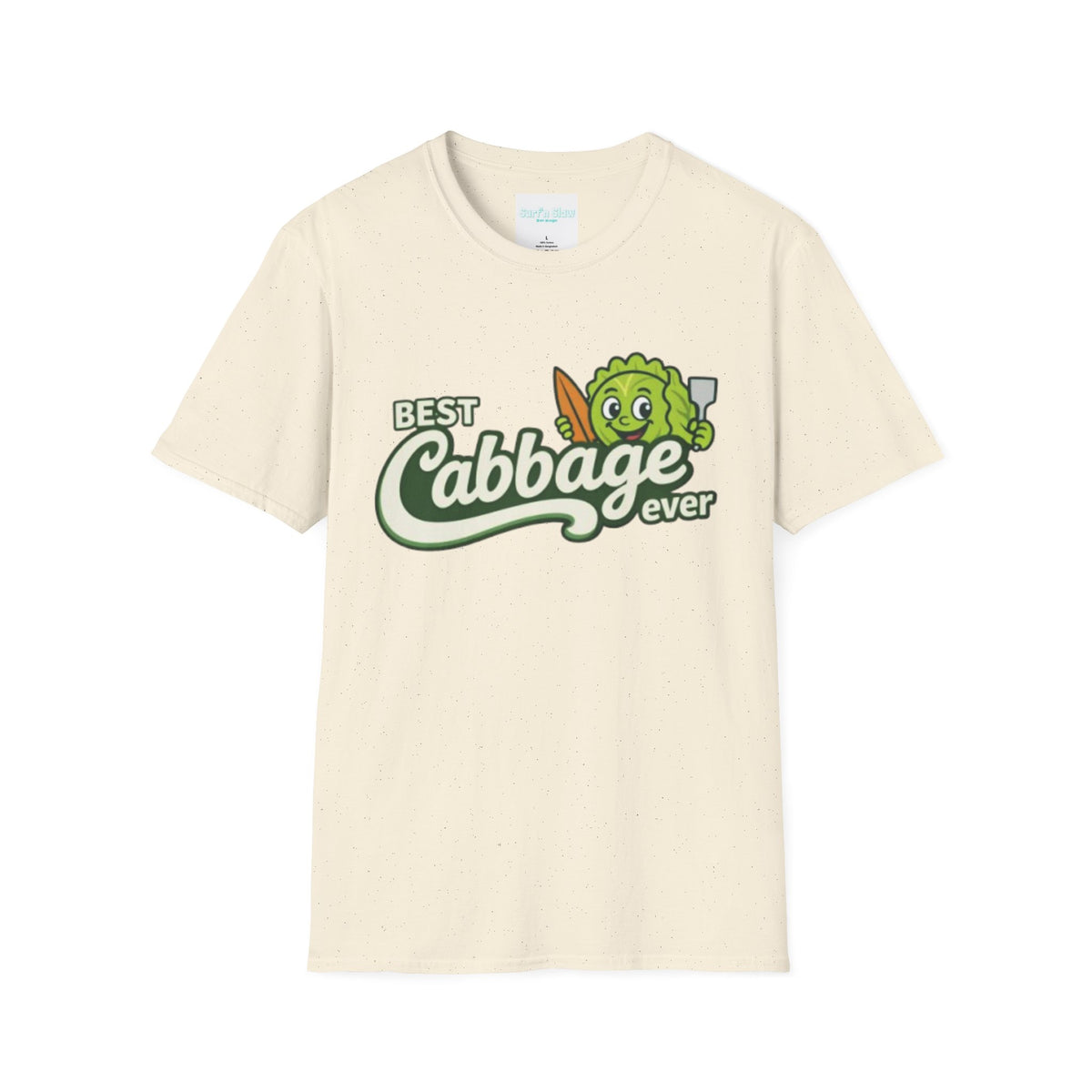 Best Cabbage Ever T-Shirt — Cute Cartoon Veggie Tee