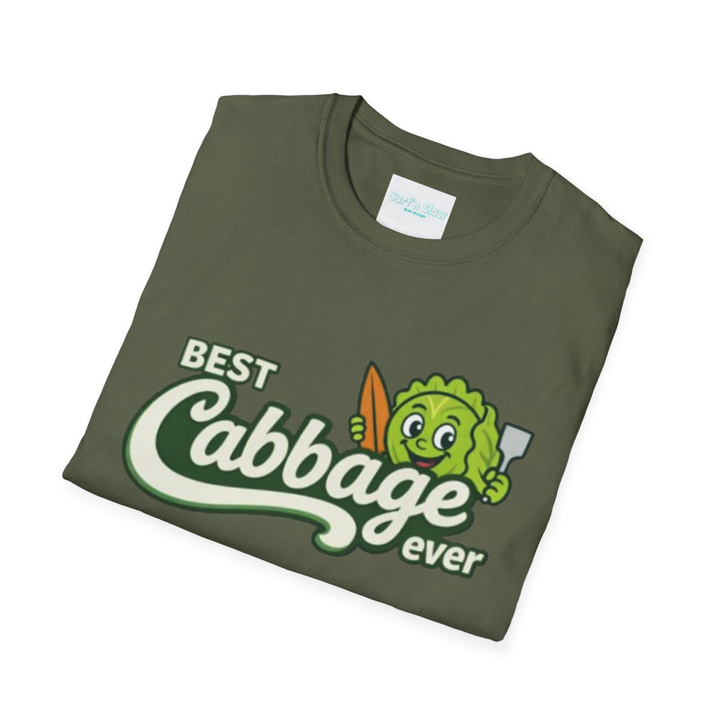 Best Cabbage Ever T-Shirt — Cute Cartoon Veggie Tee
