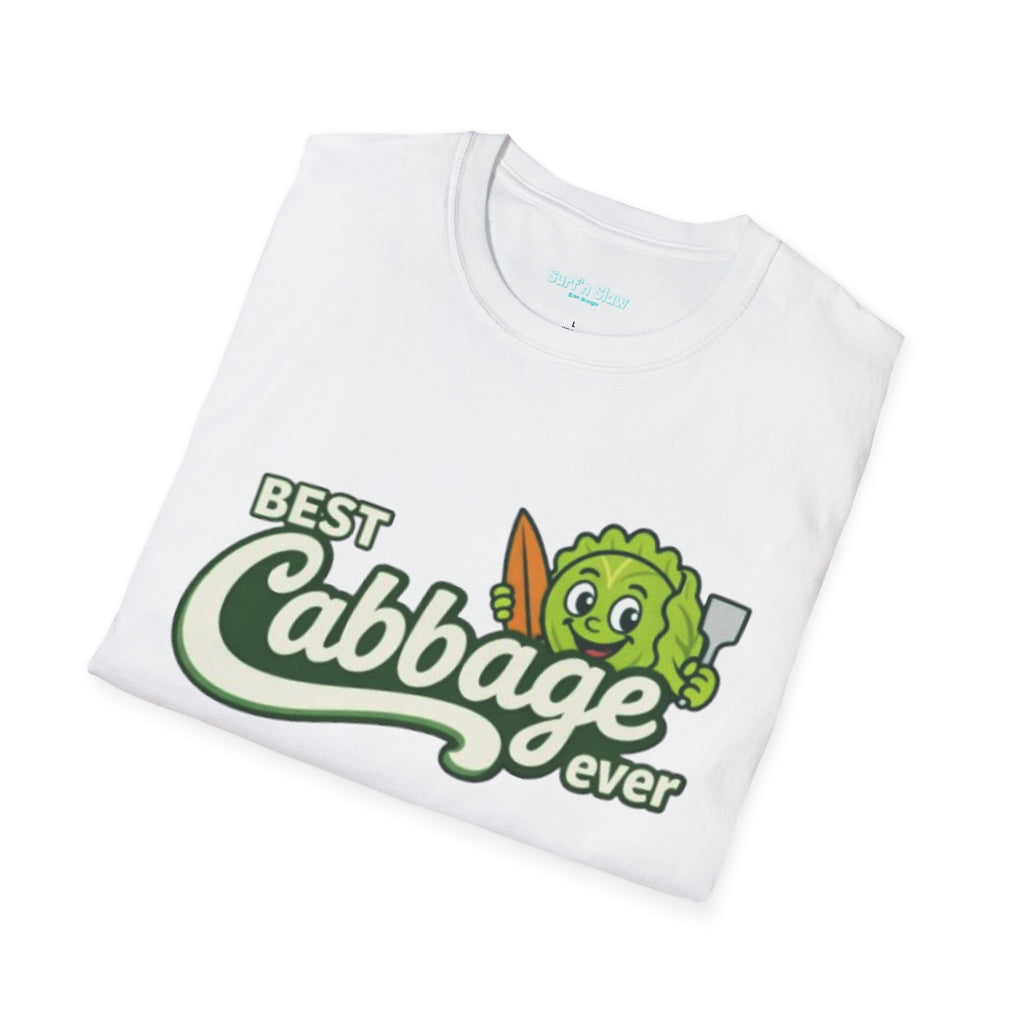 Best Cabbage Ever T-Shirt — Cute Cartoon Veggie Tee