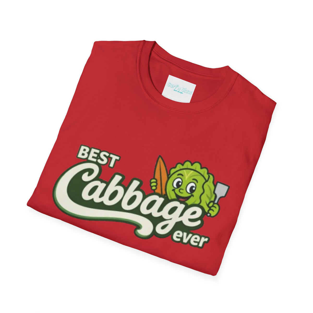 Best Cabbage Ever T-Shirt — Cute Cartoon Veggie Tee