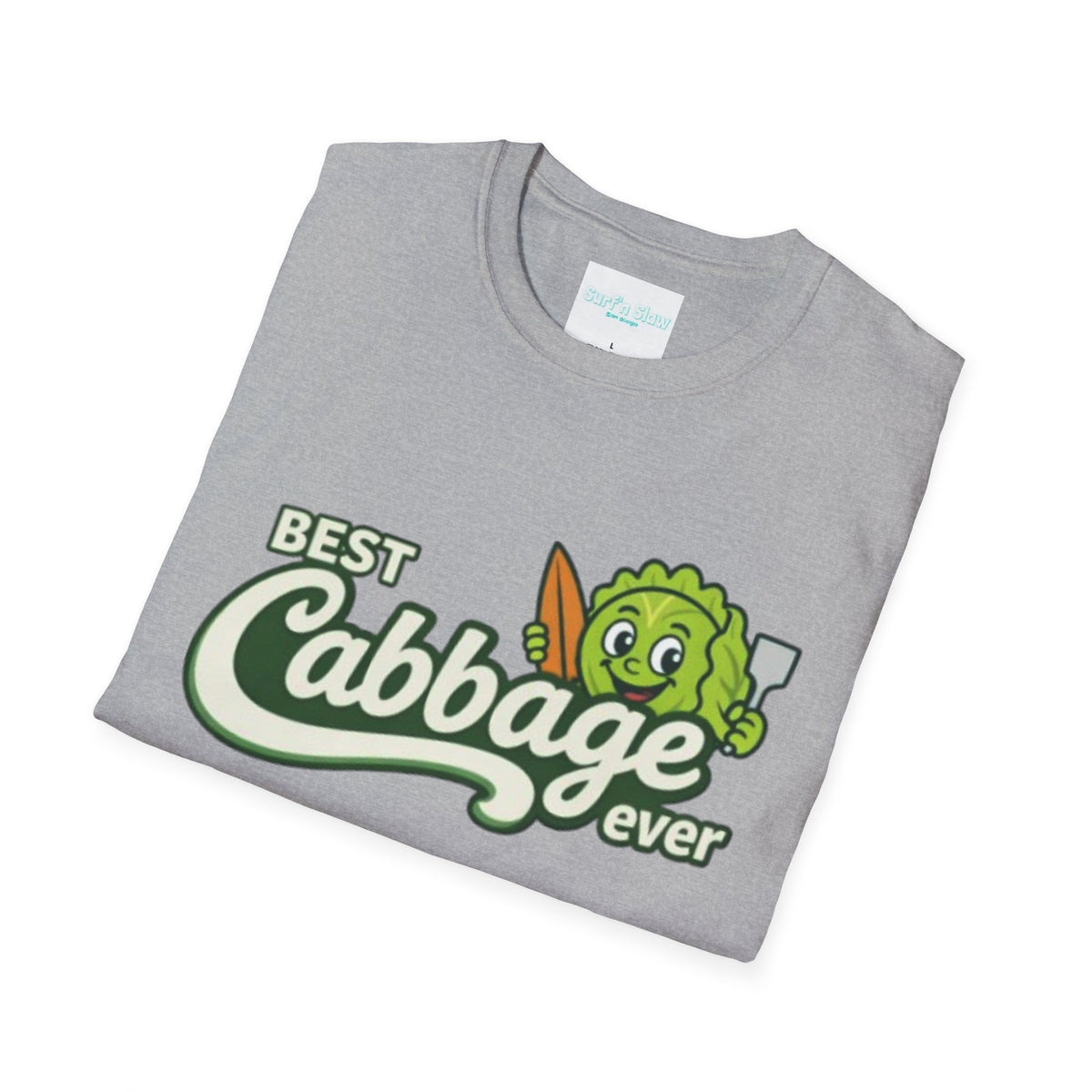 Best Cabbage Ever T-Shirt — Cute Cartoon Veggie Tee