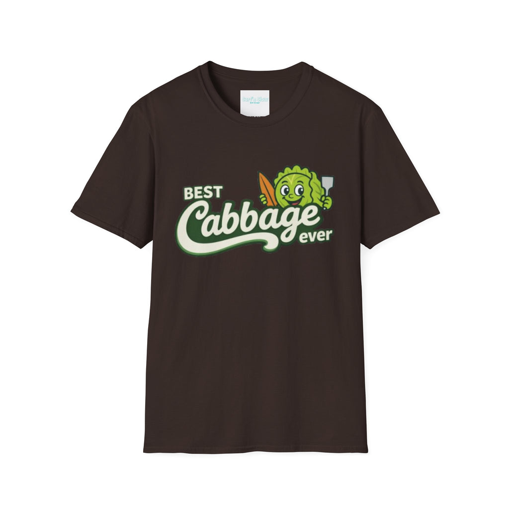 Best Cabbage Ever T-Shirt — Cute Cartoon Veggie Tee