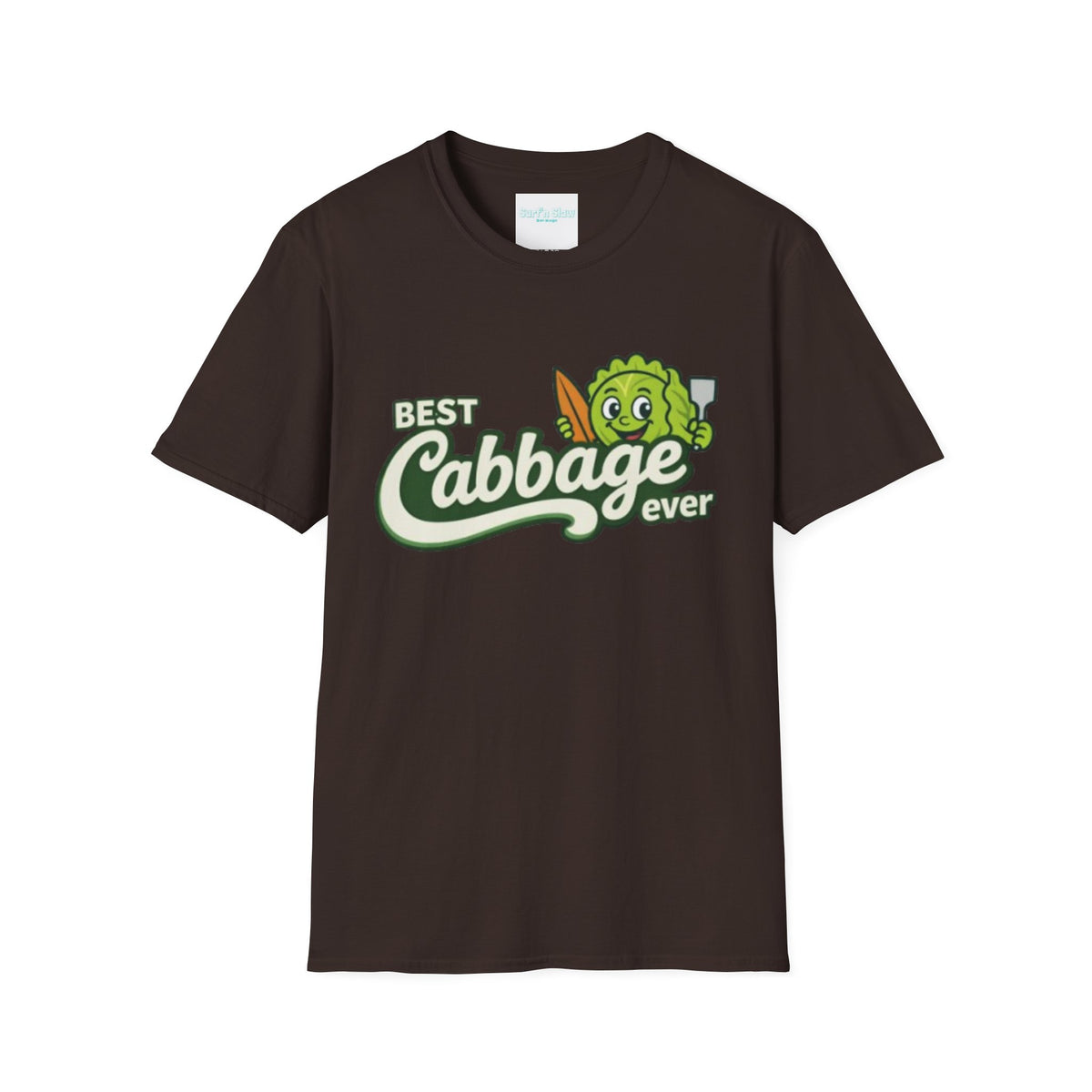 Best Cabbage Ever T-Shirt — Cute Cartoon Veggie Tee