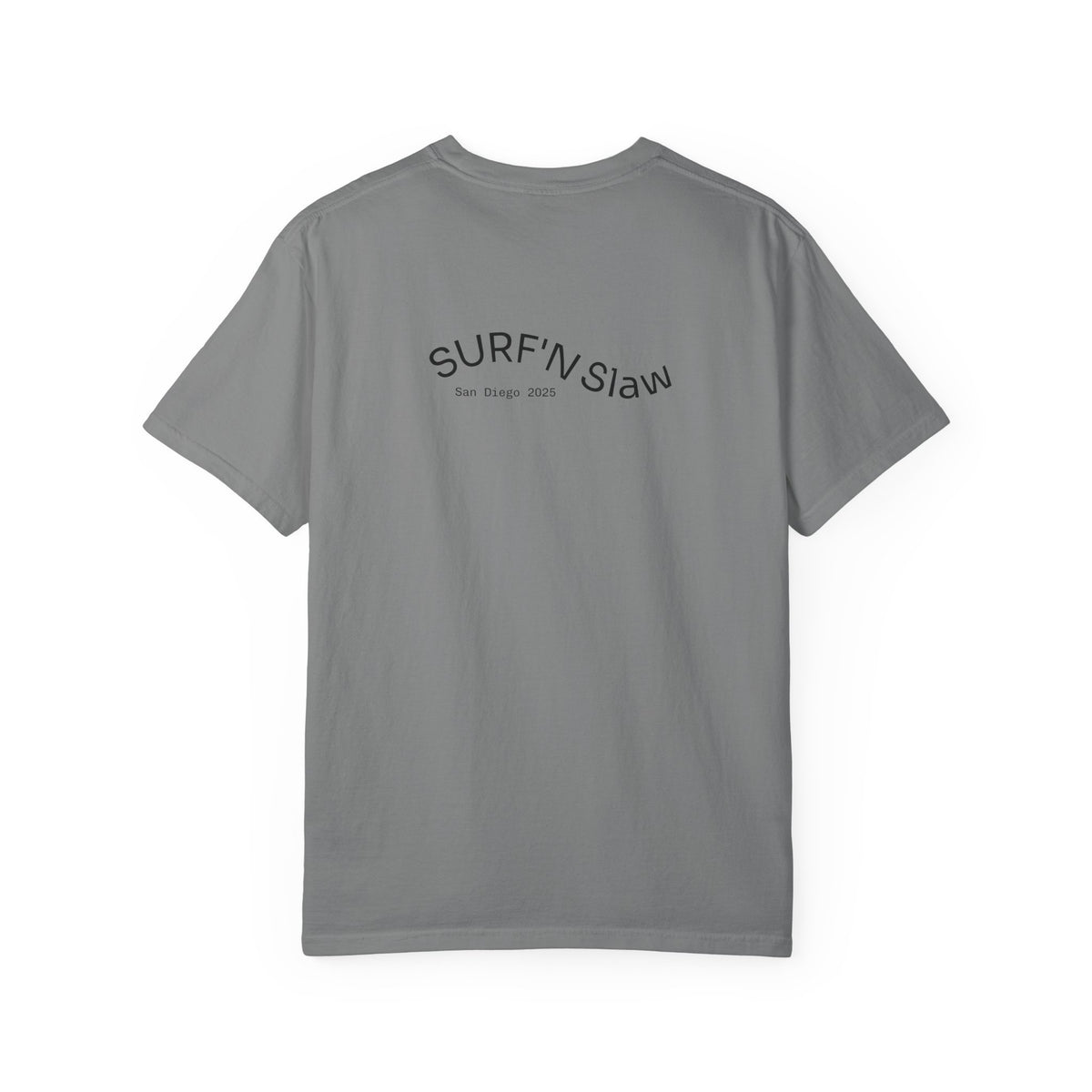 Okonomiyaki Japanese Vertical Script T-Shirt — Surf 'N Slaw San Diego 2025 Tee