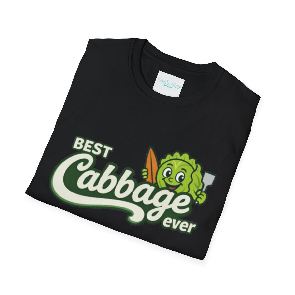 Best Cabbage Ever T-Shirt — Cute Cartoon Veggie Tee