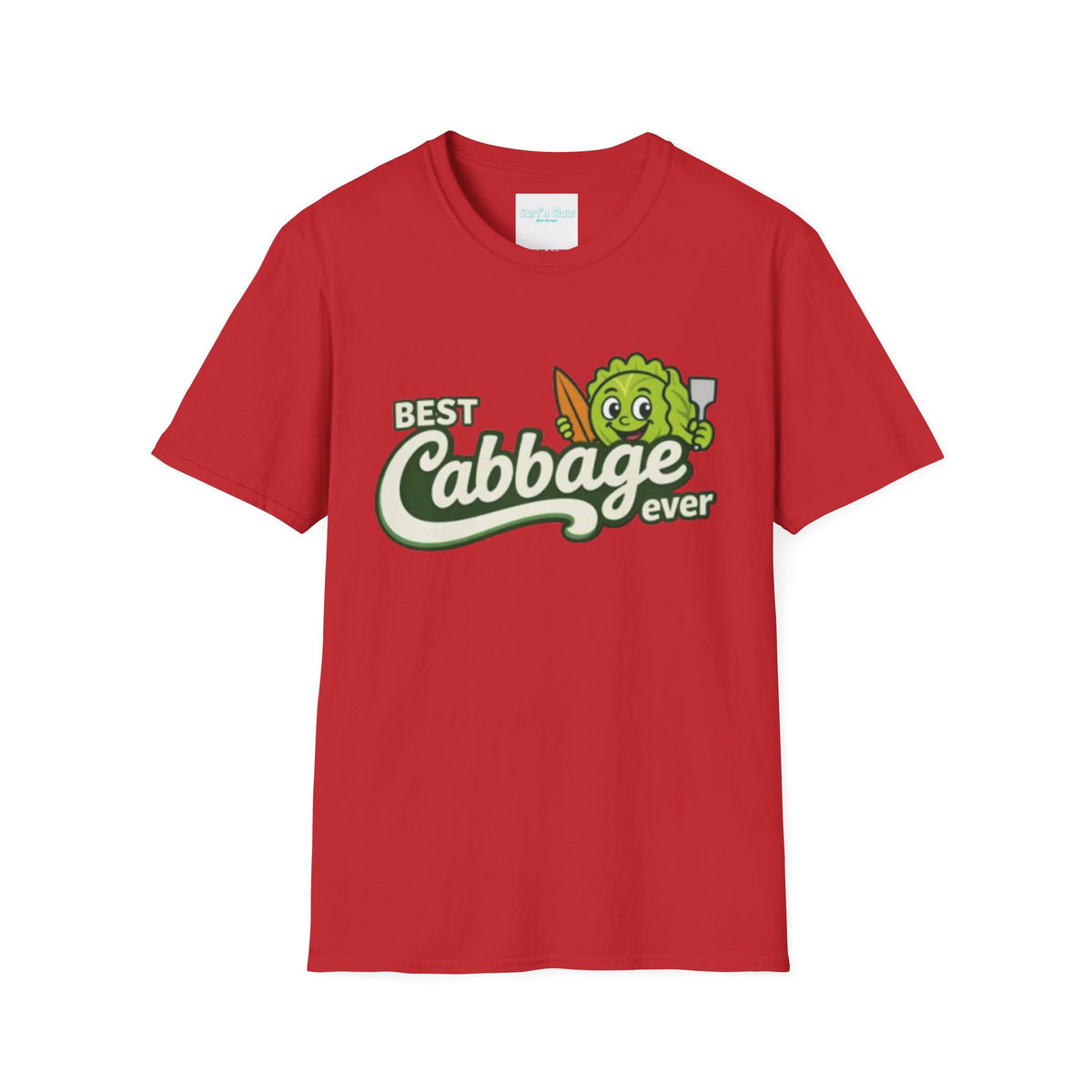 Best Cabbage Ever T-Shirt — Cute Cartoon Veggie Tee