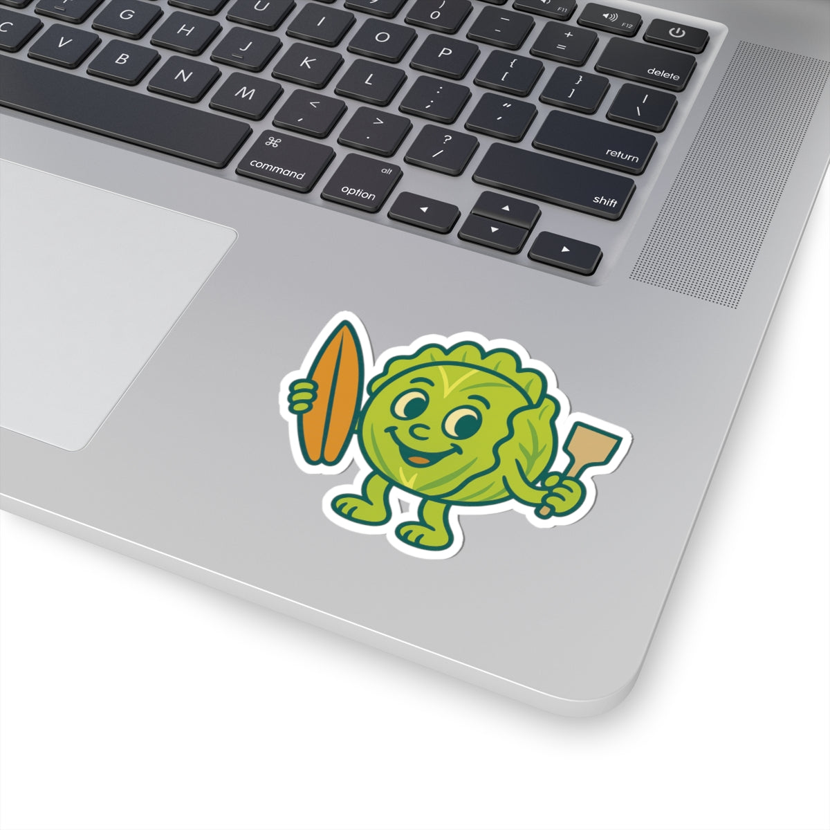 Surf'n Slaw Cabbage boy Sticker