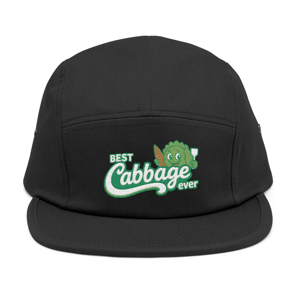 Best Cabbage Ever Embroidered 5-Panel Cap — Cute Vegetable Hat for Gardeners & Foodies
