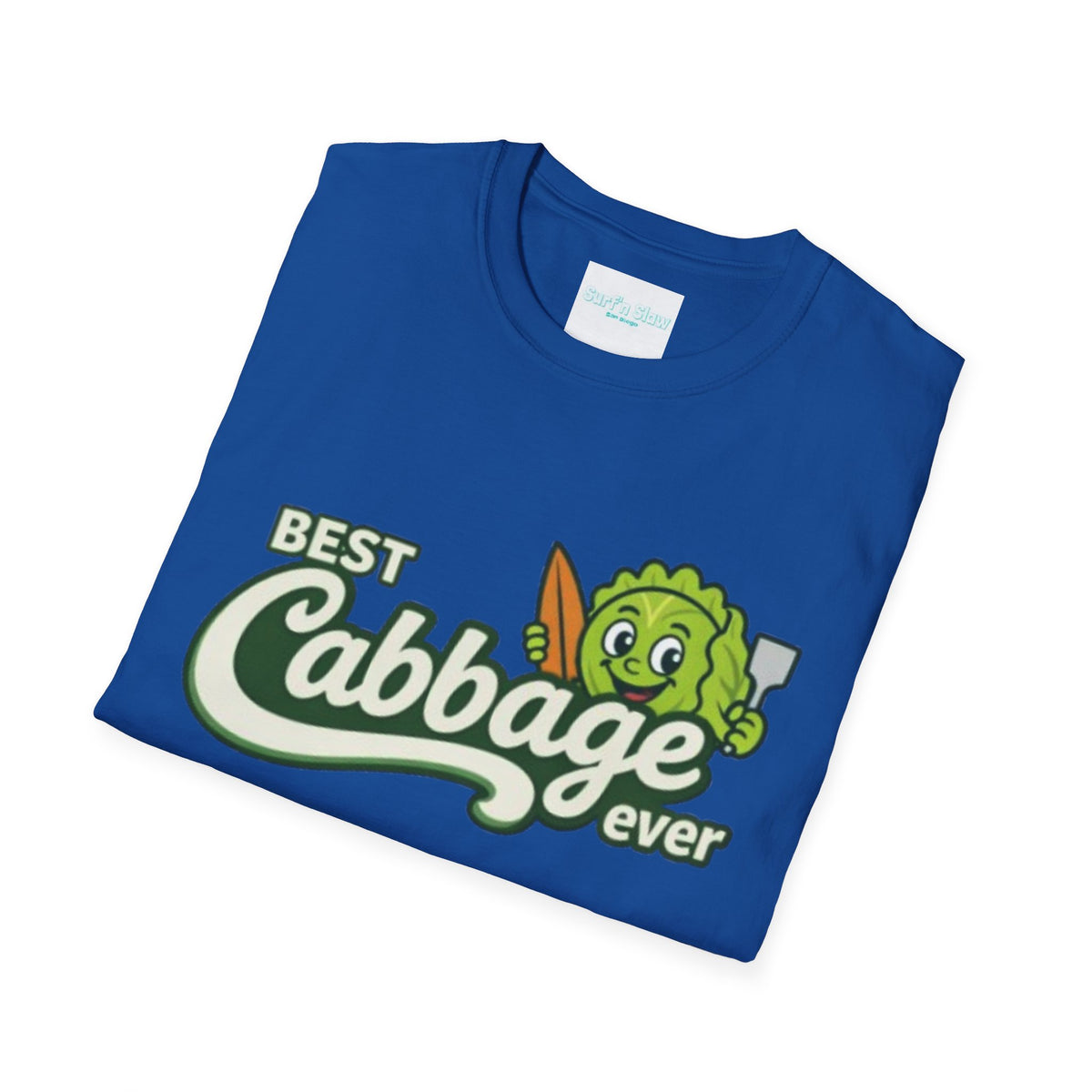 Best Cabbage Ever T-Shirt — Cute Cartoon Veggie Tee