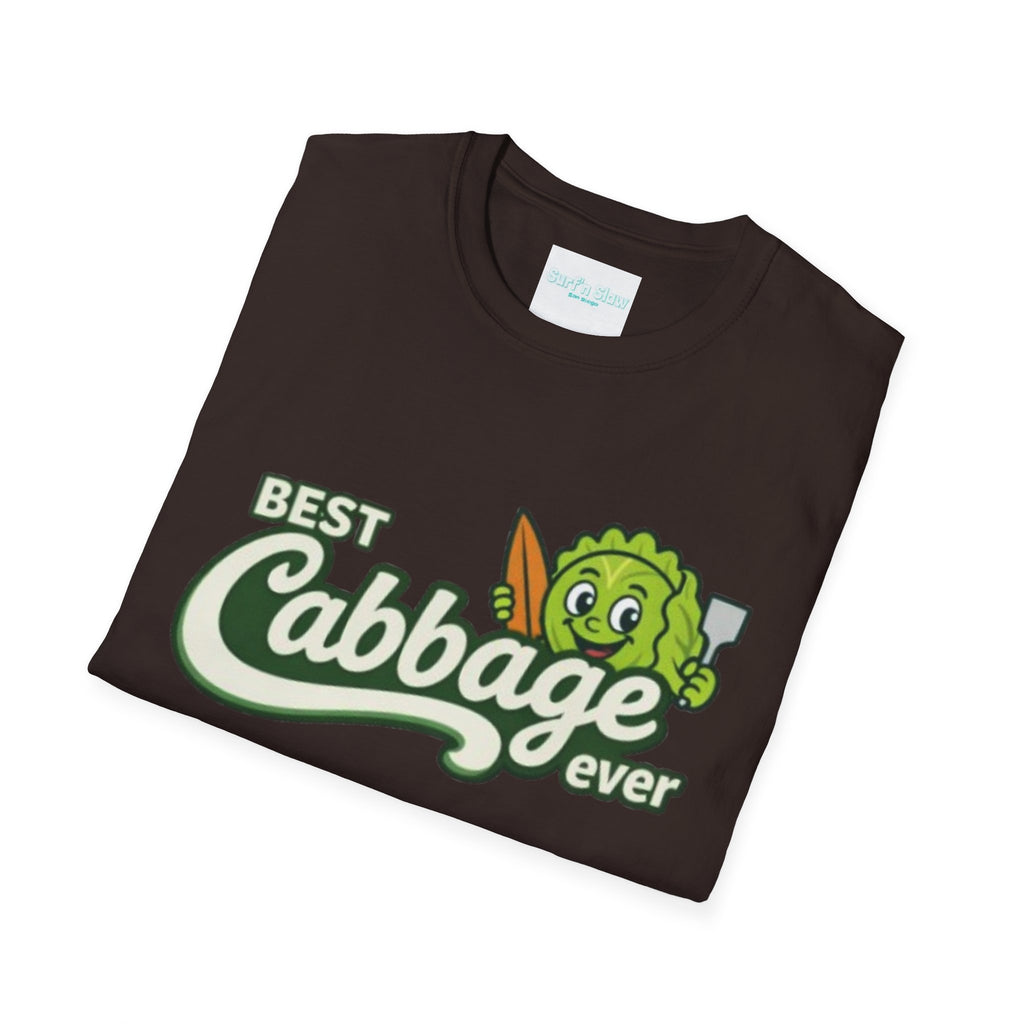 Best Cabbage Ever T-Shirt — Cute Cartoon Veggie Tee